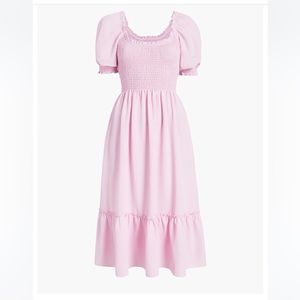 Hill House The Louisa Nap Dress in Ballerina Pink Crepe